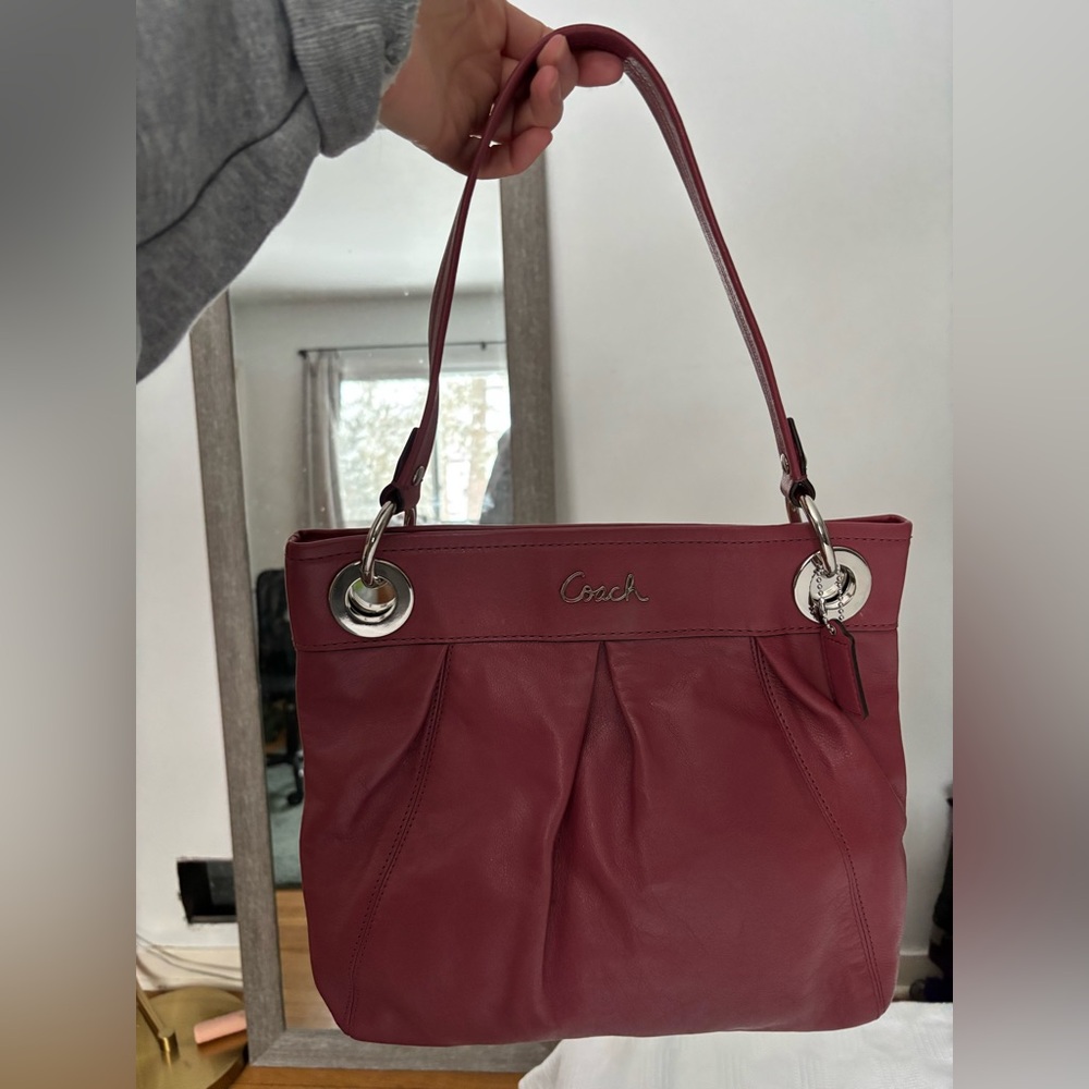Coach Leather Shoulder Bag - Picture 2 of 8
